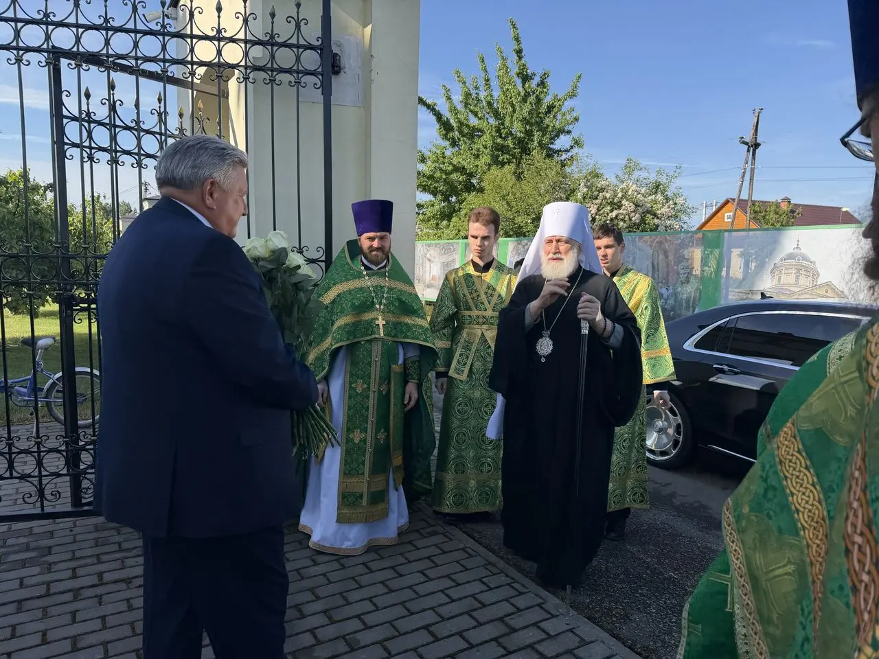 Икону &laquo;Пояс Пресвятой Богородицы&raquo; доставили в Свято-Духовский храм села Шкинь