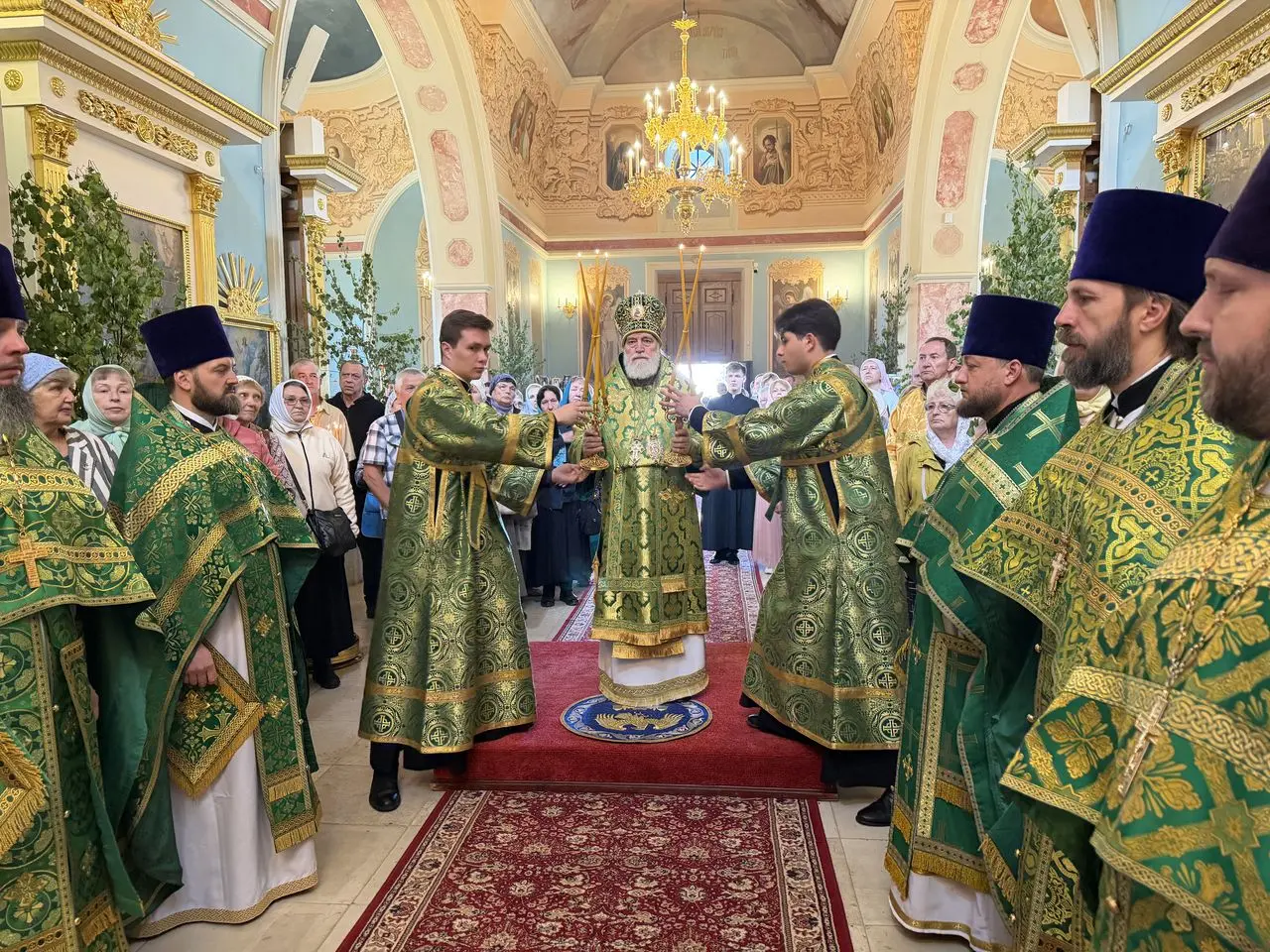 Икону &laquo;Пояс Пресвятой Богородицы&raquo; доставили в Свято-Духовский храм села Шкинь