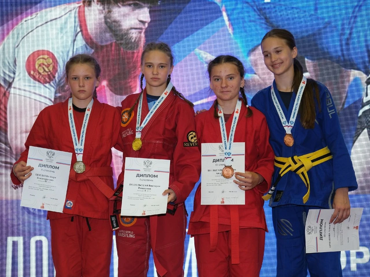 Коломенские спортсмены стали призерами Первенства России по спортивной борьбе
