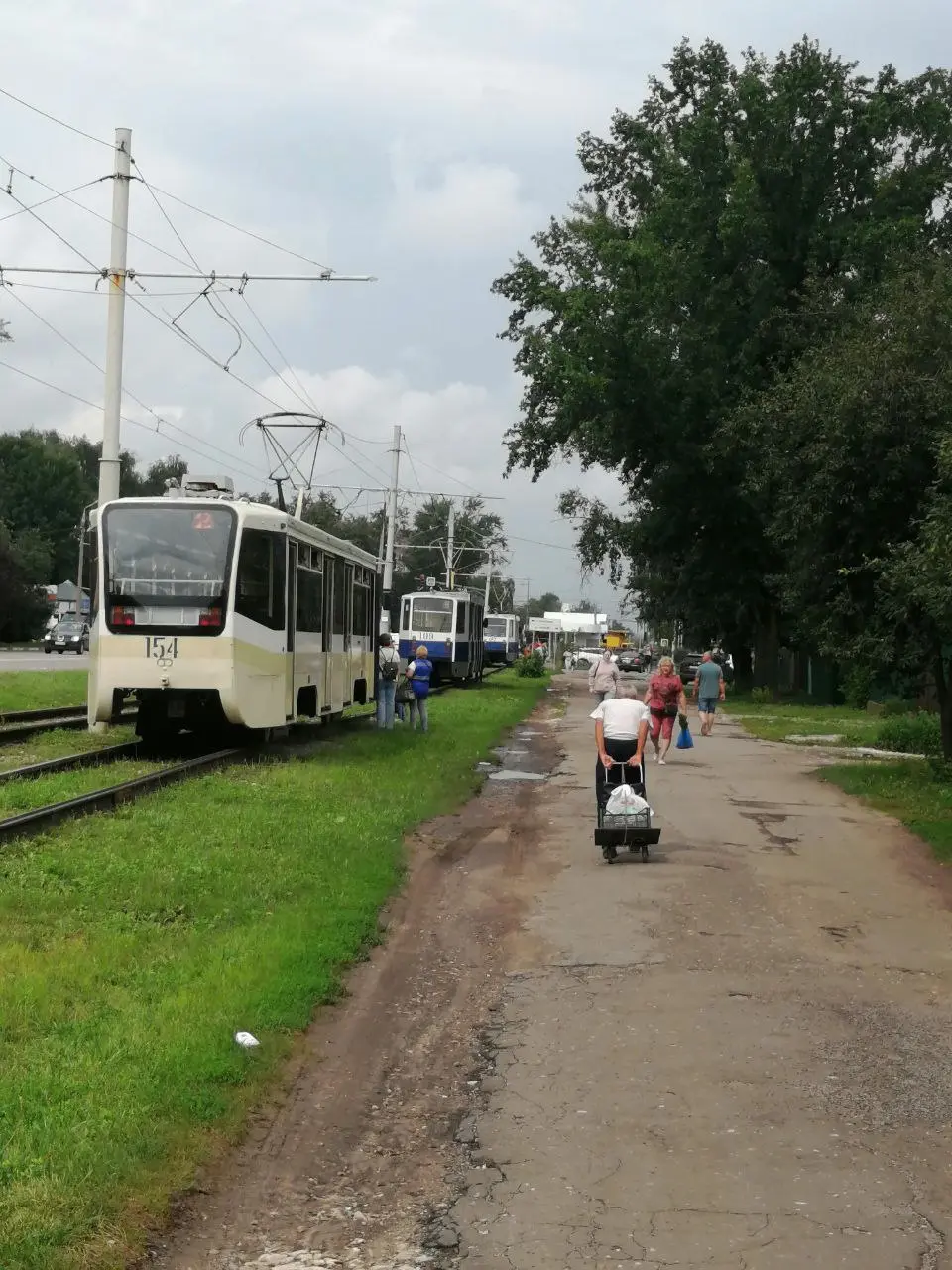 Движение трамваев в Коломне частично приостановлено
