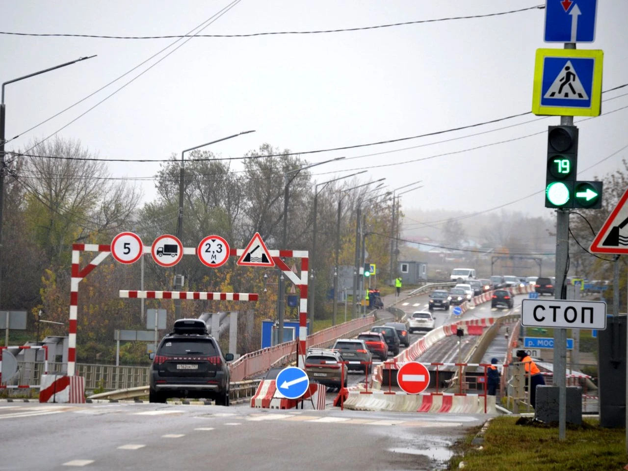 На Митяевском мосту запустили реверсивное движение 