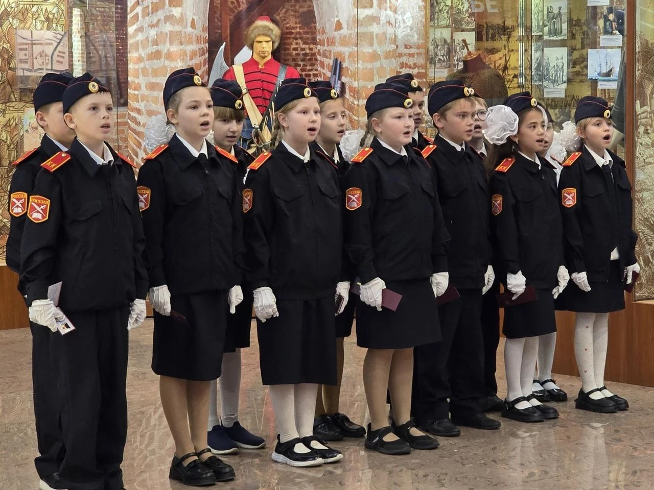 Первые кадеты Сергиевской школы приняли торжественную присягу