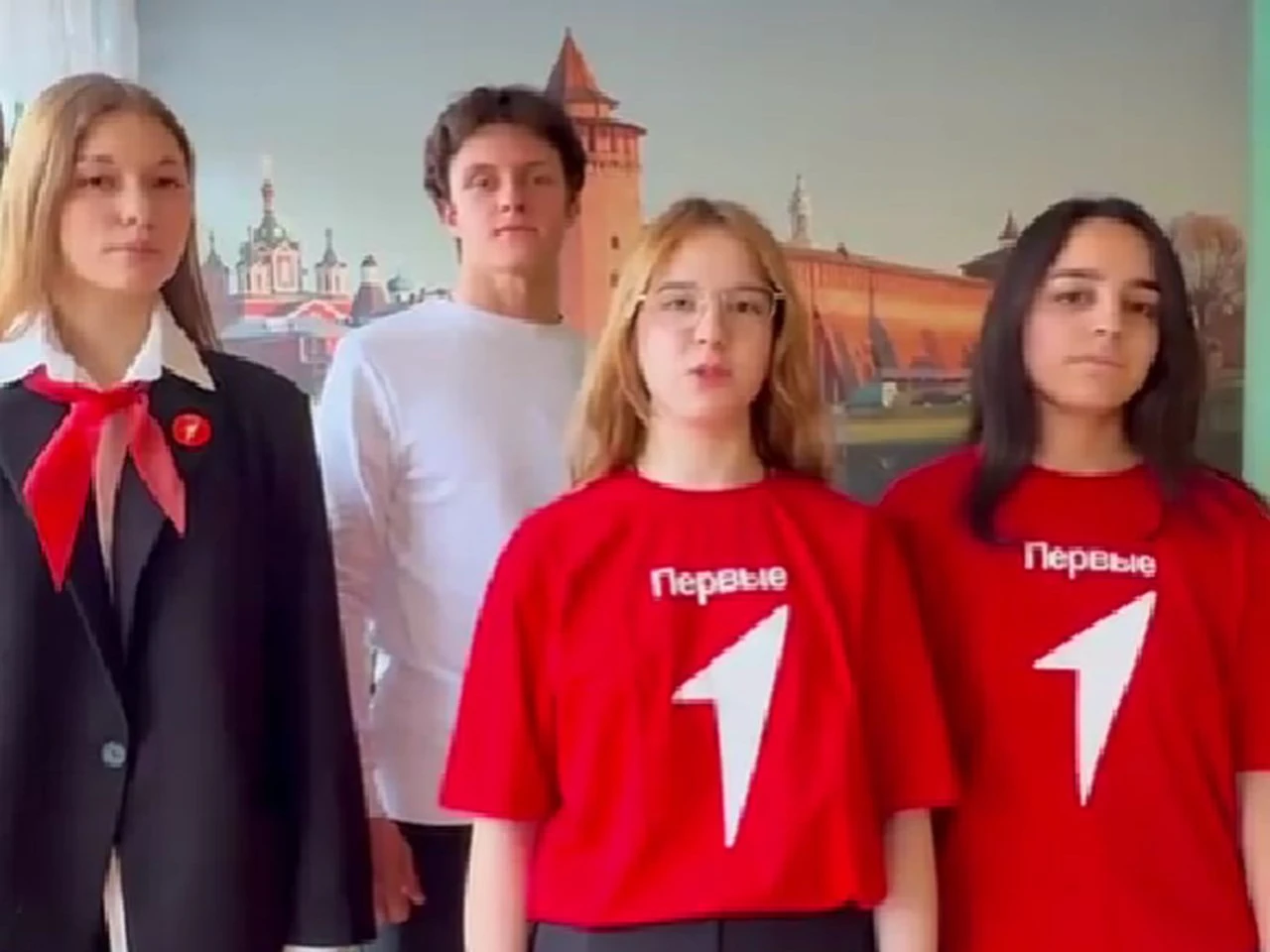Команда школы №12 принимает участие в Конкурсе первичных отделений Движения Первых